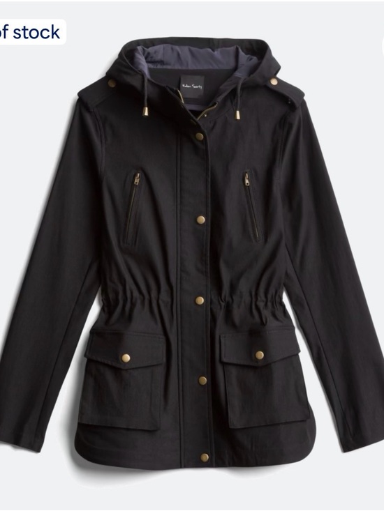 Stitch Fix Jackets & Blazers - Black Hooded Cinch-Waist Utility Jacket